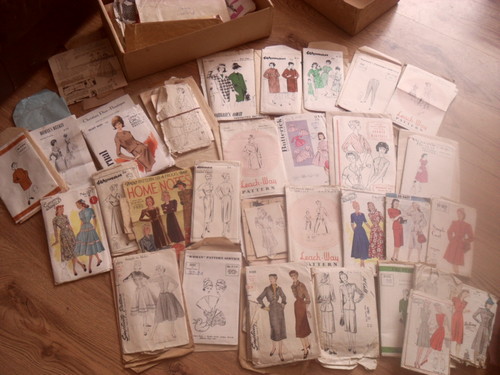1940s and 1950s patterns won on Ebay