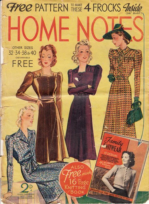 home notes 1939 cover